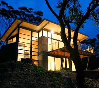 Apollo Bay accommodation- architectural Glass House image